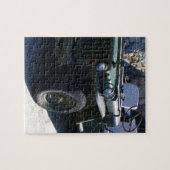 Klassischer Jeep von Willy's. Puzzle (Horizontal)