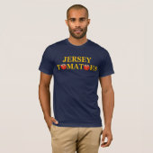 Klassischer Jersey-Tomate-T - Shirt im Marine-Blau (Vorne ganz)