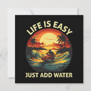 Klassischer Jet Ski Skier