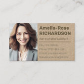 Klassischer Jobsucher Minimaler Schlichter Kraft P Visitenkarte (Vorderseite)