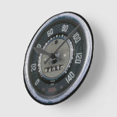 Klassischer Käfer Tachometer Oldtimer Runde Wanduhr (Winkel)