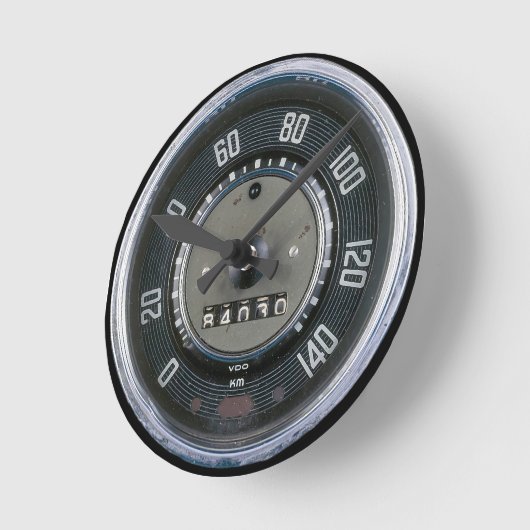 Klassischer Käfer Tachometer Oldtimer Runde Wanduhr (Winkel)