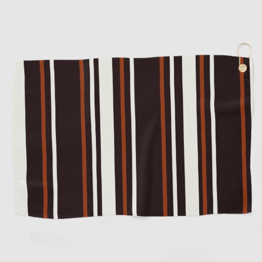 Klassischer Kaffee Brown Golfhandtuch (Horizontal)