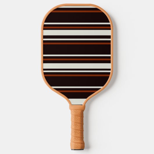 Klassischer Kaffee Brown Pickleball Schläger (Vorderseite)