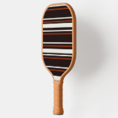 Klassischer Kaffee Brown Pickleball Schläger (Links)