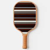 Klassischer Kaffee Brown Pickleball Schläger (Rückseite)