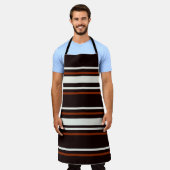 Klassischer Kaffee Brown Schürze (Getragen)