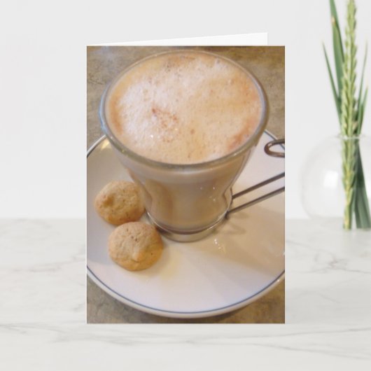 Klassischer Kaffee-Cup in Trujillo Karte (Vorderseite)