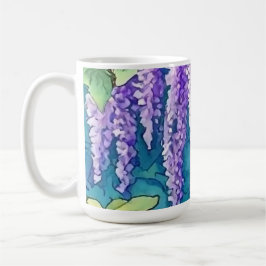 Klassischer Kaffee-Cup mit Wisteria Blossom Design Kaffeetasse