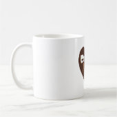 Klassischer Kaffee-Kunst-Herzbecher Kaffeetasse (Links)