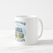 Klassischer Kaffeebecher 'Lernen beginnt zu Hause' Kaffeetasse (VorderseiteRechts)