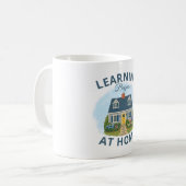 Klassischer Kaffeebecher 'Lernen beginnt zu Hause' Kaffeetasse (Vorderseite Links)