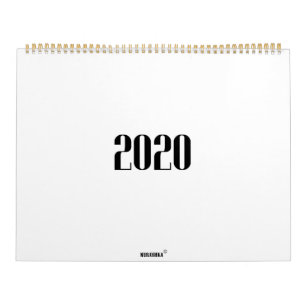 Klassischer Kalender der 50er Jahre 2020