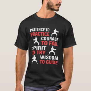 Klassischer Karate-Schüler-Lehrer-Auszubildender-T T-Shirt