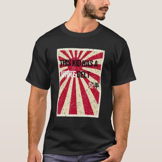 Klassischer Karate-Weißgurt Jugend T-Shirt (Vorderseite)