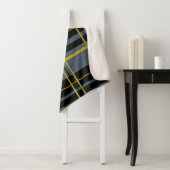 Klassischer Karierter Schwarz-Grau-Sherpa-Blanket Sherpadecke (Beispiel)