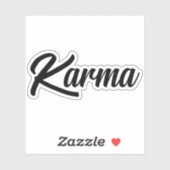 Klassischer Karma Logo Sticker!! Aufkleber (Blatt)
