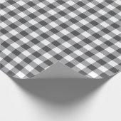 Klassischer Karo Geschenkpapier (Ecke)
