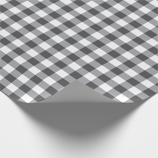 Klassischer Karo Geschenkpapier (Ecke)