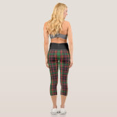 Klassischer Klan Cumming Jagd Tartan Kariert Capri Leggings (Rückseite)