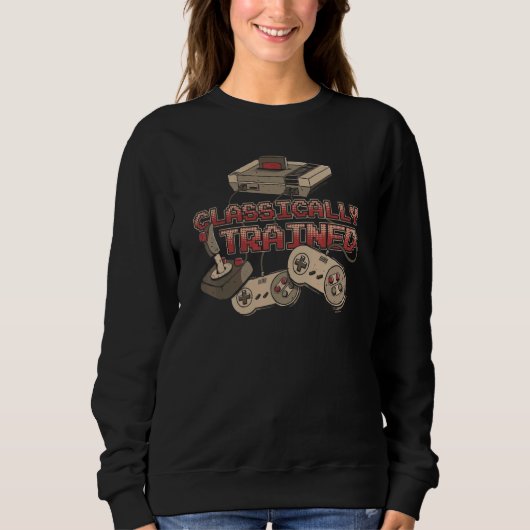 Klassischer klassischer Videospieler Sweatshirt (Vorderseite)