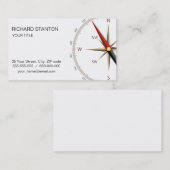 Klassischer Kompass Visitenkarte (Vorne/Hinten)