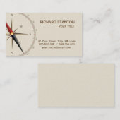 Klassischer Kompass Visitenkarte (Vorne/Hinten)