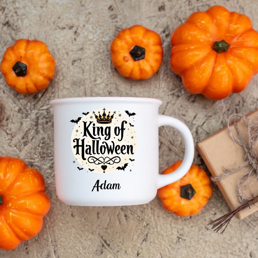 Klassischer König von Halloween Individuelle Name  Kaffeetasse