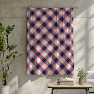 Klassischer Korallenriff Blanket Timeless Tartan C Fleecedecke
