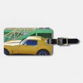 Klassischer KorvetteStingray. Gepäckanhänger (Vorderseite horizontal)