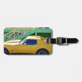 Klassischer KorvetteStingray. Gepäckanhänger