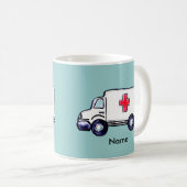 Klassischer Krankenwagen-Kaffeebecher Kaffeetasse (VorderseiteRechts)
