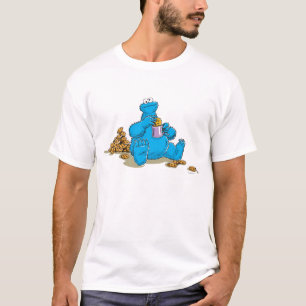 Klassischer Krümelmonster beim Kekse essen T-Shirt