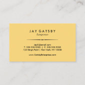 Klassischer Kunst-Deko/Kunst Nouveau Visitenkarte (Rückseite)