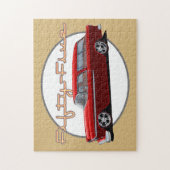 Klassischer Lastwagen Puzzle (Vertikal)