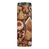 Klassischer Lebkuchen-Cookie-Aufstrich Thermosbecher (Rückseite)