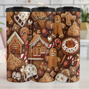 Klassischer Lebkuchen-Cookie-Aufstrich Thermosbecher