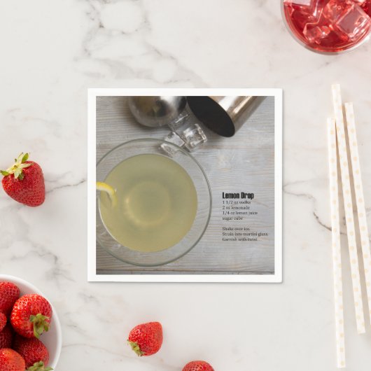 Klassischer Lemon Drop Serviette (Beispiel)