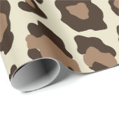 Klassischer Leopard Geschenkpapier (Rolleneckpunkt)