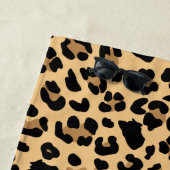Klassischer Leopard Print Brown and Black Strandtuch (Beispiel)