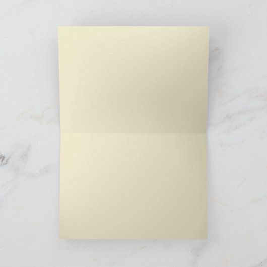 Klassischer Leopard Print Custom Monogram Name Dankeskarte (Innenseite)