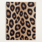 Klassischer Leoparden-Tierdruck Brauner Gepard Planer (Vorderseite)