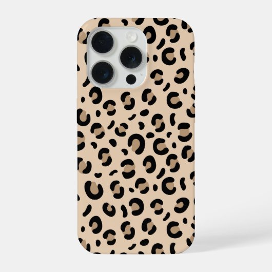Klassischer Leopardendruck-Handyhülle Stilvoller T iPhone Hülle (Rückseite)