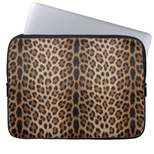🐆 Klassischer Leopardenprint Luxus-Mode-Stil 🐆 Laptopschutzhülle