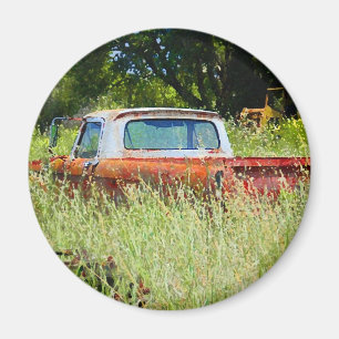 Klassischer Lieferwagen Magnet