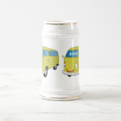 Klassischer Limettengrüner Cartoon Bierglas (Mittel)