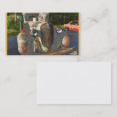 Klassischer LKW als Visitenkarten einer Skizze Visitenkarte (Vorne/Hinten)