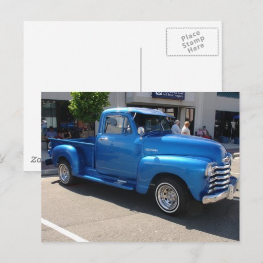 klassischer LKW Postkarte (Vorne/Hinten)