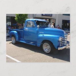 klassischer LKW Postkarte