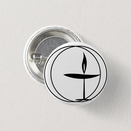 Klassischer "lodernder Chalice " Button (Vorne & Hinten)
